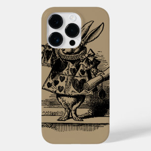  Alice in Wonderland White Rabbit als Herald Case-Mate iPhone 14 Pro Hoesje