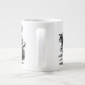 Alice in Wonderland White Rabbit als Herald Grote Koffiekop (Achterkant)