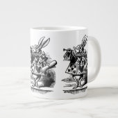 Alice in Wonderland White Rabbit als Herald Grote Koffiekop (Voorkant rechts)