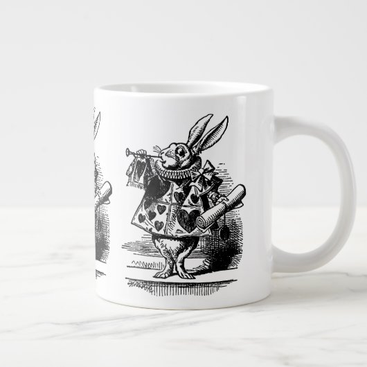 Alice in Wonderland White Rabbit als Herald Grote Koffiekop (Rechts)