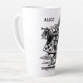Alice in Wonderland White Rabbit als Herald Latte Mok (Linkerhoek)