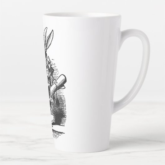  Alice in Wonderland White Rabbit als Herald Latte Mok (Rechts)