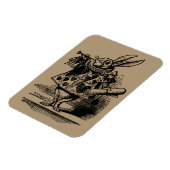  Alice in Wonderland White Rabbit als Herald Magneet (Linkerzijde)