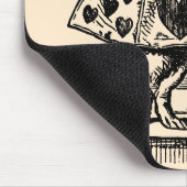 Alice in Wonderland White Rabbit als Herald Muismat (Hoek)