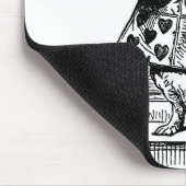 Alice in Wonderland White Rabbit als Herald Muismat (Hoek)