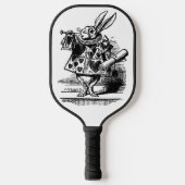  Alice in Wonderland White Rabbit als Herald Pickleball Paddle (Voorkant)