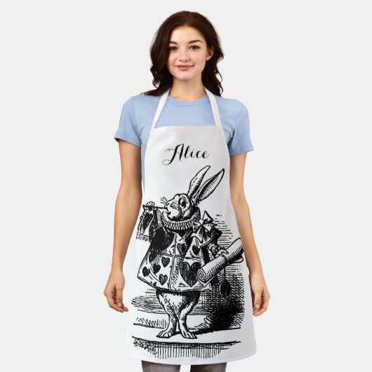 Alice in Wonderland White Rabbit als Herald Schort (Gedragen)