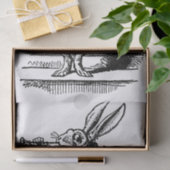  Alice in Wonderland White Rabbit als Herald Tissuepapier (Geschenk)