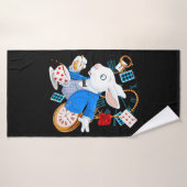 Alice in Wonderland - White Rabbit Badhanddoek (Badhanddoek)