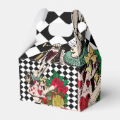 Alice in Wonderland White Rabbit Bedankdoosjes (Achterkant)