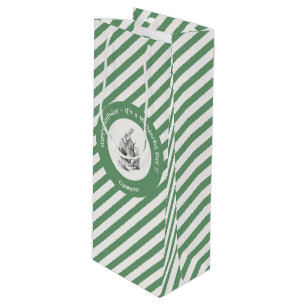 Alice in Wonderland White Rabbit Birthday Party Wijn Cadeautas