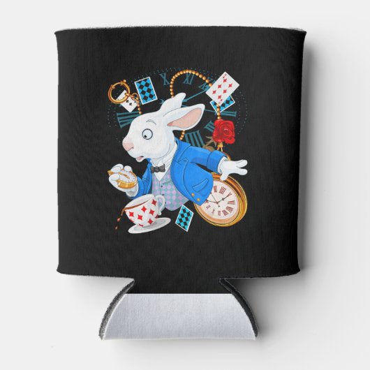 Alice in Wonderland - White Rabbit Blikjeskoeler (Voorkant)