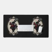 Alice in Wonderland White Rabbit  boek Bureaumat (Keyboard & Muis)