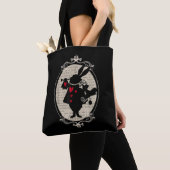 Alice in Wonderland White Rabbit  boek Tote Bag (Dichtbij)