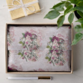 Alice in Wonderland White Rabbit Bourgogne & Blush Tissuepapier (Geschenk)