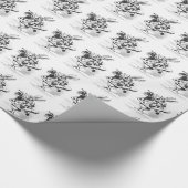Alice in Wonderland White Rabbit Cadeaupapier (Hoek)