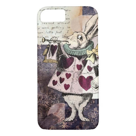  Alice in Wonderland White Rabbit Case-Mate iPhone Case (Achterkant)