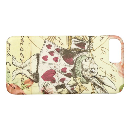 Alice in Wonderland White Rabbit Case-Mate iPhone Case (Achterkant (Horizontaal))