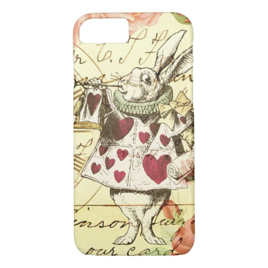 Alice in Wonderland White Rabbit Case-Mate iPhone Case (Achterkant)