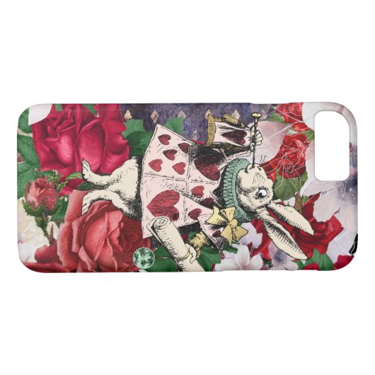  Alice in Wonderland White Rabbit Case-Mate iPhone Case (Achterkant (Horizontaal))