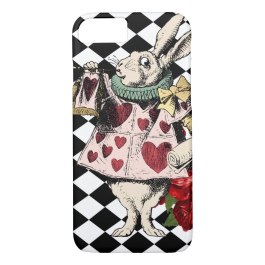 Alice in Wonderland White Rabbit Case-Mate iPhone Case (Achterkant)