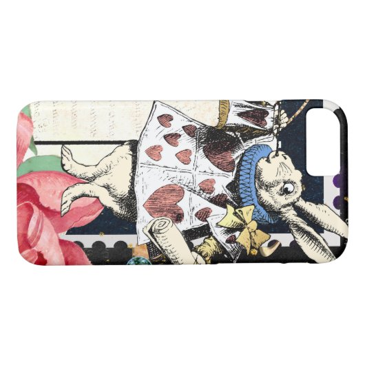 Alice in Wonderland White Rabbit Case-Mate iPhone Case (Achterkant (Horizontaal))