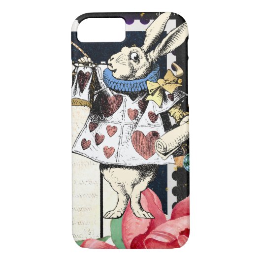  Alice in Wonderland White Rabbit Case-Mate iPhone Case (Achterkant)