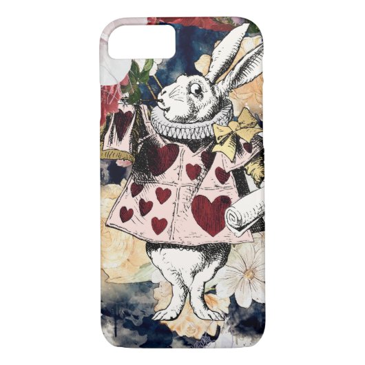 Alice in Wonderland White Rabbit Case-Mate iPhone Case (Achterkant)