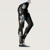 Alice in Wonderland White Rabbit Cheshire Cat Leggings (Rechts)