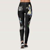 Alice in Wonderland White Rabbit Cheshire Cat Leggings (Achterkant)