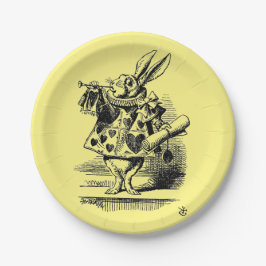 Alice in Wonderland – white rabbit children Papieren Bordje