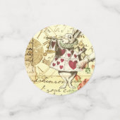 Alice in Wonderland White Rabbit Confetti (Kleine voorkant)