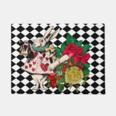 Alice in Wonderland White Rabbit Deurmat (Voorkant)