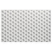 Alice in Wonderland White Rabbit Fabric Stof (Yard (91,4 cm))