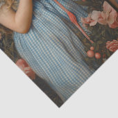 Alice in Wonderland White Rabbit Flamingo Tissuepapier (Detail)