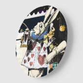  Alice in Wonderland White Rabbit Grote Klok (Hoek)