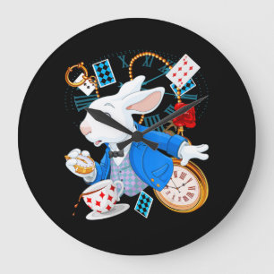 Alice in Wonderland - White Rabbit Grote Klok