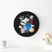 Alice in Wonderland - White Rabbit Grote Klok (Huis)