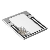 Alice in Wonderland White Rabbit Grunge Notitieblok (Schuin)