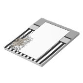 Alice in Wonderland White Rabbit Grunge Notitieblok (Linkerzijde)