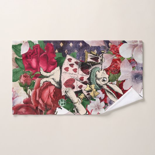 Alice in Wonderland White Rabbit Handdoek (Handdoek)