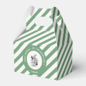 Alice in Wonderland White Rabbit Herald Verjaardag Bedankdoosjes (Achterkant)