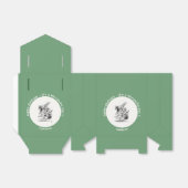 Alice in Wonderland White Rabbit Herald Verjaardag Bedankdoosjes (Uitgevouwen)