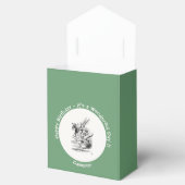Alice in Wonderland White Rabbit Herald Verjaardag Bedankdoosjes (Geopend)
