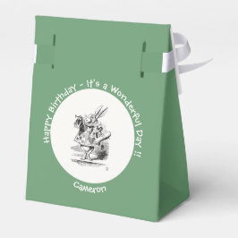 Alice in Wonderland White Rabbit Herald Verjaardag Bedankdoosjes