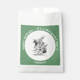 Alice in Wonderland White Rabbit Herald Verjaardag Bedankzakje