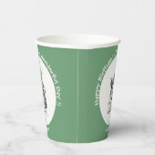 Alice in Wonderland White Rabbit Herald Verjaardag Papieren Bekers (Rechts)