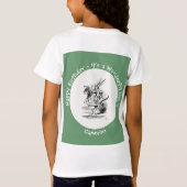 Alice in Wonderland White Rabbit Herald Verjaardag T-shirt (Achterkant)