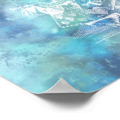 Alice in Wonderland White Rabbit Horizontal Print (Hoek)