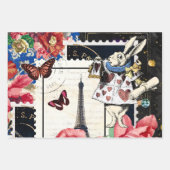 Alice in Wonderland White Rabbit Inpakpapier Vel (Voorkant 2)